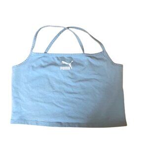 Puma Sky Blue Crop Top